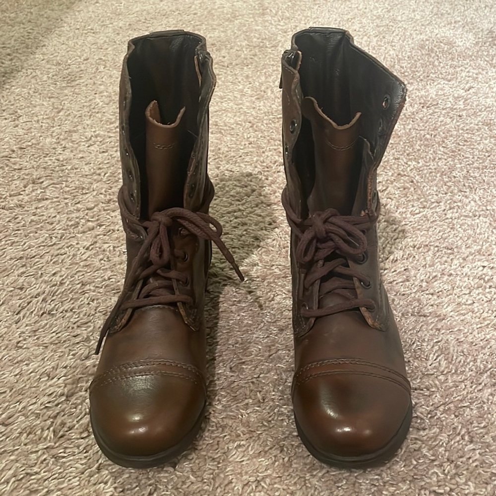 NEW steve madden combat boots
